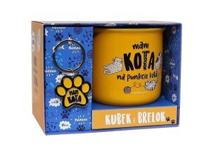 ZESTAW KUBEK I BRELOK PUPIL KOT DRAGON