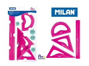 ZESTAW LINIJEK NA BLISTRZE 4 SZT MILAN