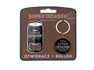 ZESTAW OTWIERADZ + BRELOK SO MACHO DZIADEK