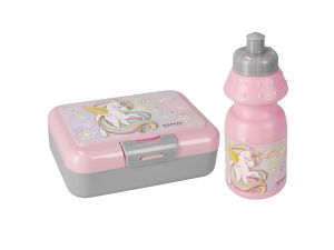 ZESTAW ŚNIADANIOWY BIDON+PUDEŁKO UNICORN 490063