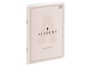 ZESZYT A5 60 KARTEK KRATKA 90G ACADEMY PASTEL