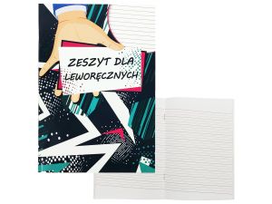 ZESZYT DLA LEWORĘCZNYCH A5 32 KARTKI LINIA X32LL