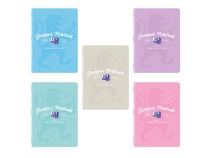ZESZYT OXFORD CAMP A5 60 KARTEK 90G LINIA PASTEL