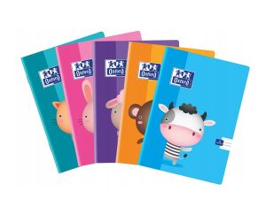 ZESZYT OXFORD KIDS A5 16 KARTEK 90G LINIA KOLOR