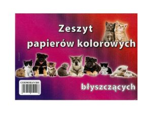 ZESZYT PAPIERÓW KOLOROWYCH A-4 - KREDOWY 