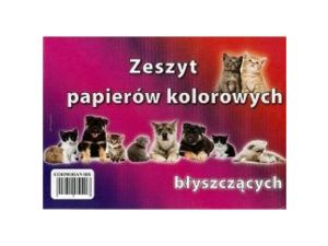 ZESZYT PAPIERÓW KOLOROWYCH A-5 - KREDOWY 