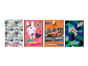 ZESZYT PAPIERÓW KOLOROWYCH NABŁYSZCZANYCH A4 