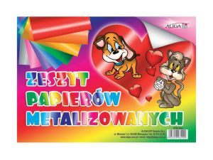 ZESZYT PAPIERÓW METALIZOWANYCH ZPM-2917 B-4 ALIGA