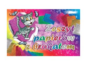 ZESZYT PAPIERÓW Z BROKATEM ZB-4  (B-4) ALIGA