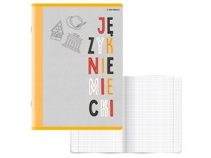 ZESZYT TOP NIEMIECKI A5 60 KARTEK 70G KRATKA MIX