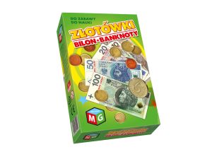 ZŁOTÓWKI BILON-BANKNOTY DO ZABAWY DO NAUKI