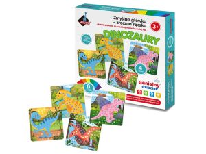 ZMYŚLNA GŁÓWKA-ZRĘCZNA RĄCZKA DINOZAURY 122779