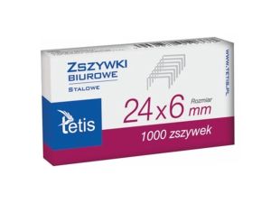 ZSZYWKI BIUROWE 24/6 GZ101-A