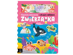 ZWIERZĄTKA. KSIĄŻECZKA SENSORYCZNA Z FILC NAKL