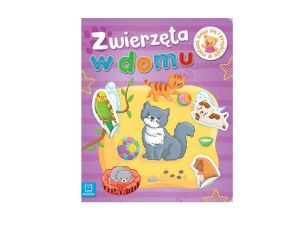 ZWIERZĘTA W DOMU - MALUCH BAWI SIĘ I PRZYKLEJA